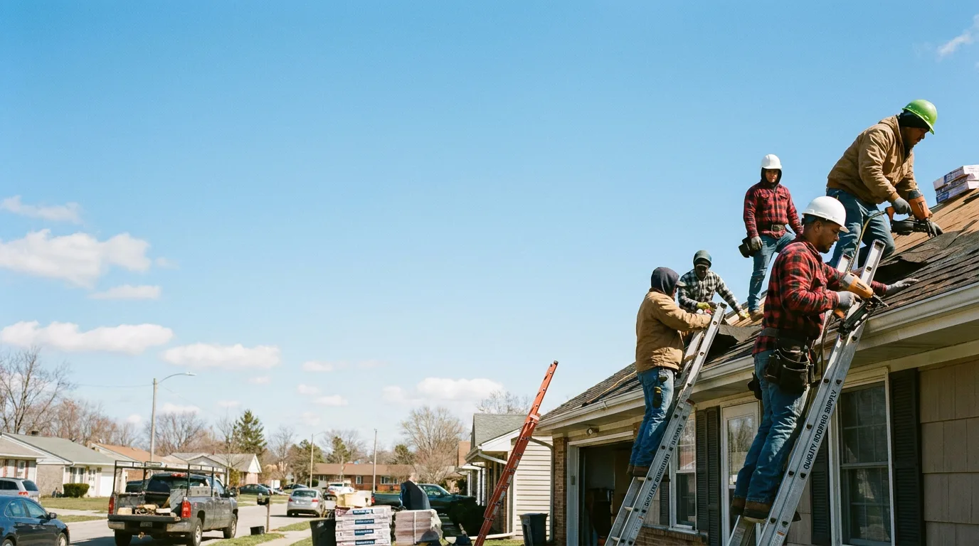 Roofing in Bishop Hill, IL near me